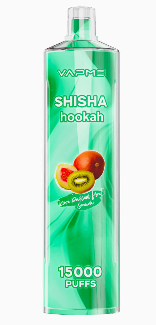 ShiSha 15000 bouffées - Goût Fruit de la Passion/Kiwi/Goyave